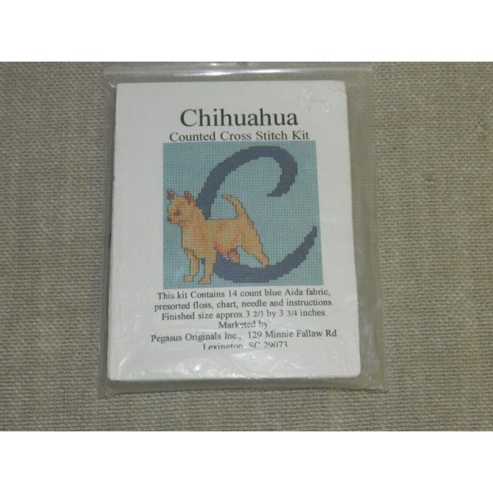 Chihuahua Counted Cross Stitch Kit by Pegasus Originals, Inc‎